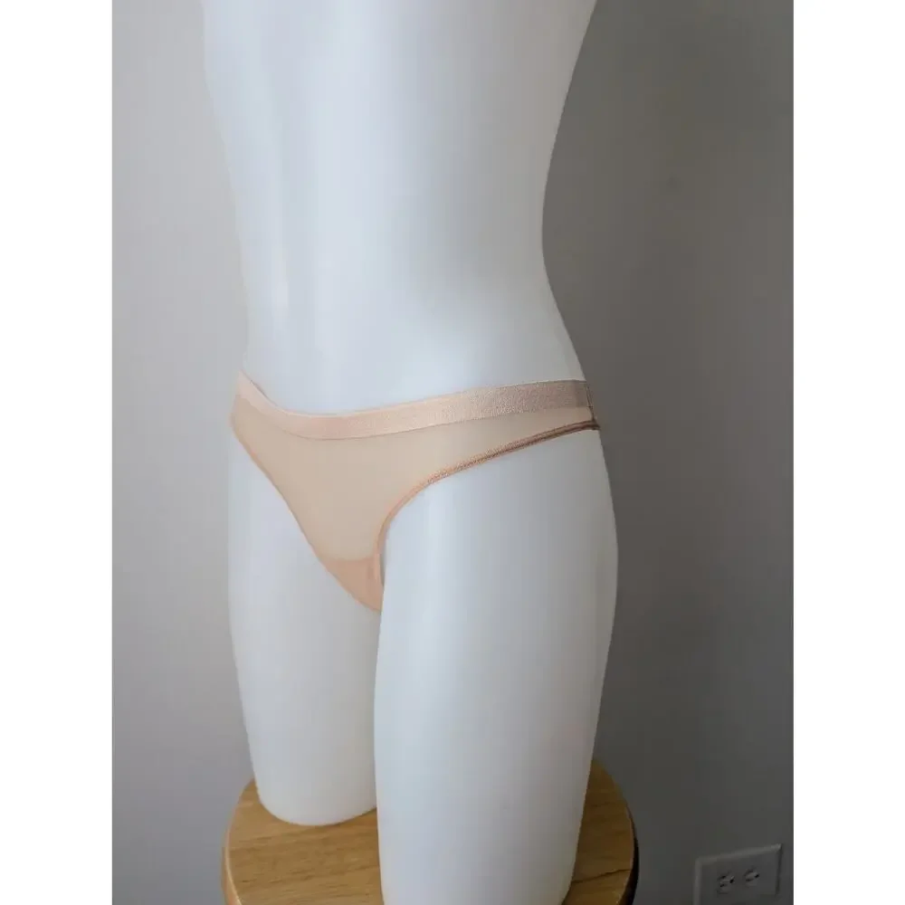 nwt free people roxanne mesh thong - 2 pairs